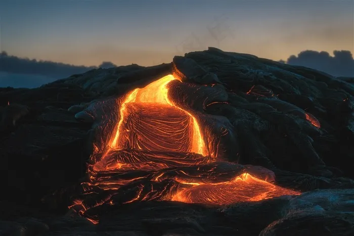 火山喷发岩浆图片火的图片
