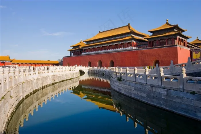 北京风景故宫午门建筑摄影图片