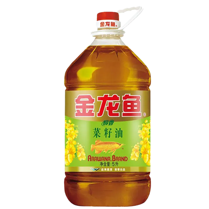 金龙鱼菜籽油5升 (4)超市商品白底图免抠实物摄影png格式图片透明底