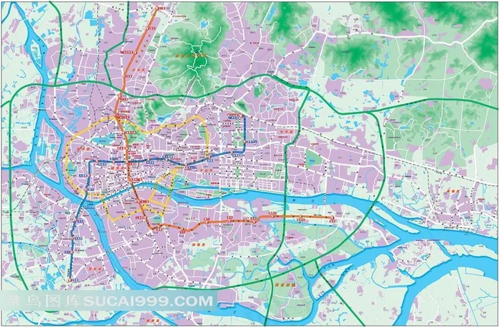 广州市高清地图