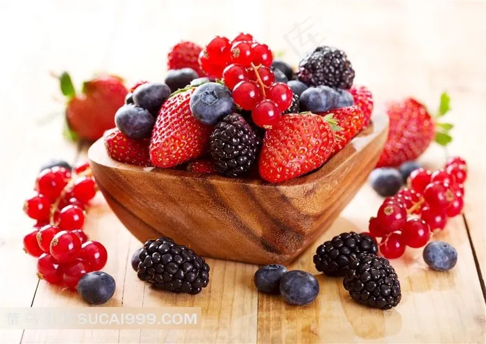 黑莓草莓红醋栗图片蔬菜图片
