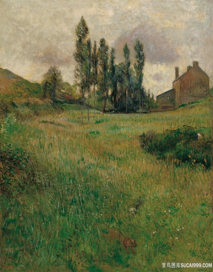 保罗99高更谢恩斯唯美草地美景