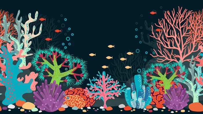 海底生物卡通