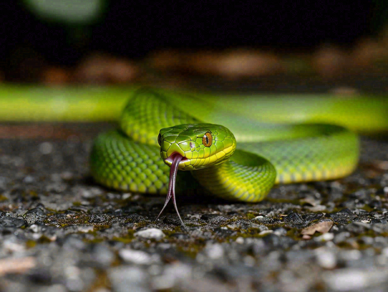 蛇陆地爬行动物摄影图
