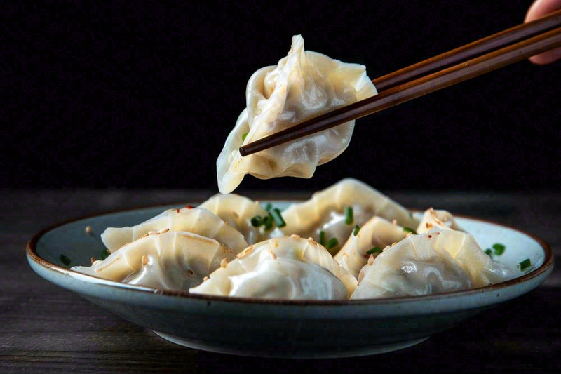 饺子中国传统美食冬至吃饺子摄影图