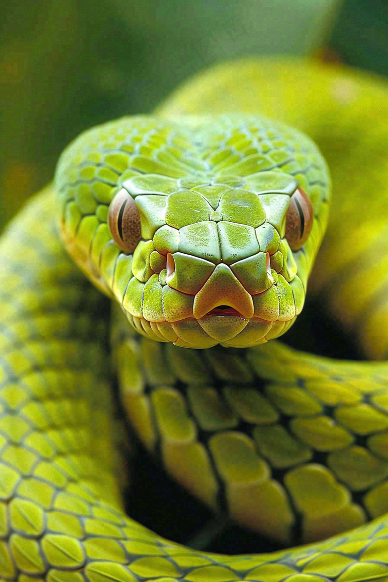 蛇陆地爬行动物摄影图