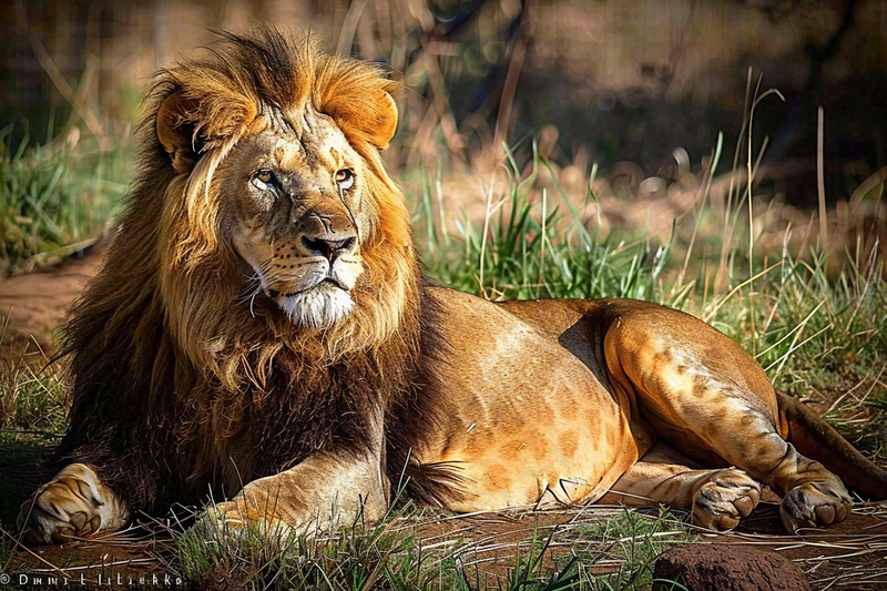 狮子动物非洲草原保护动物摄影图