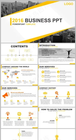 商务管理PPT丨025预览图