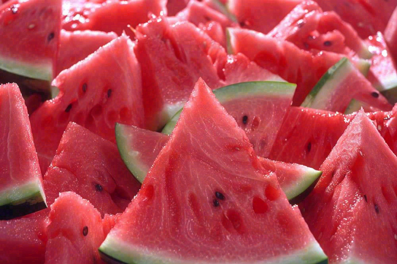 夏日切块西瓜水果美味清爽摄影图
