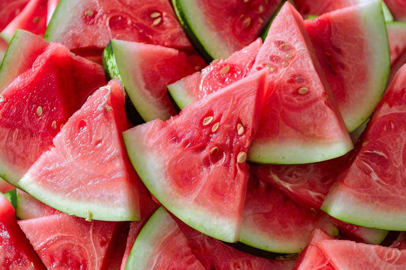 夏日切块西瓜水果美味清爽摄影图