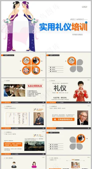 实用礼仪培训PPT课件预览图