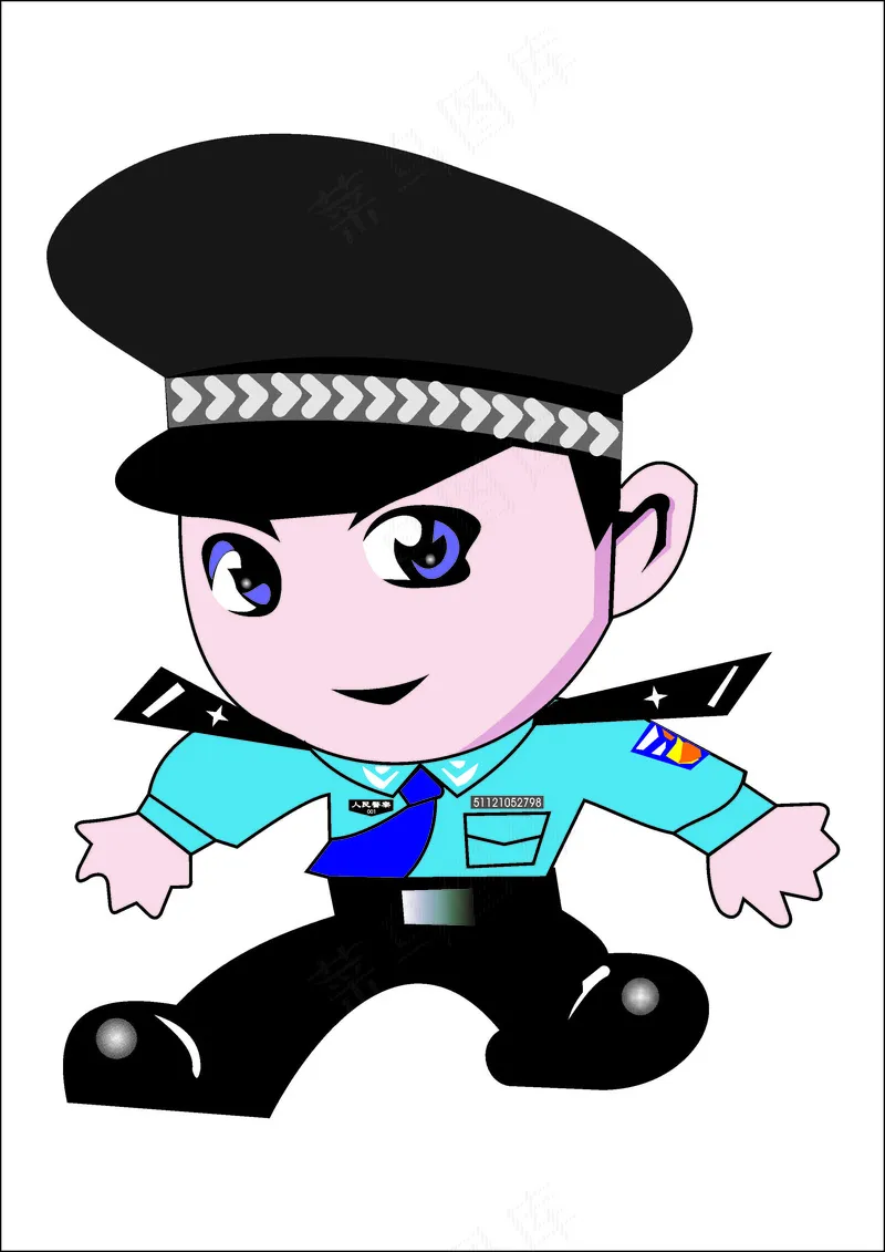 卡通警察1