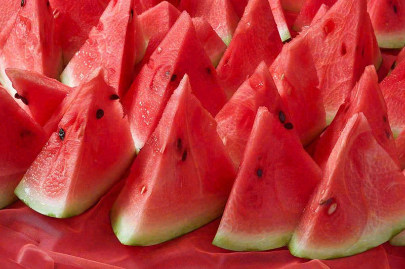 夏日切块西瓜水果美味清爽摄影图