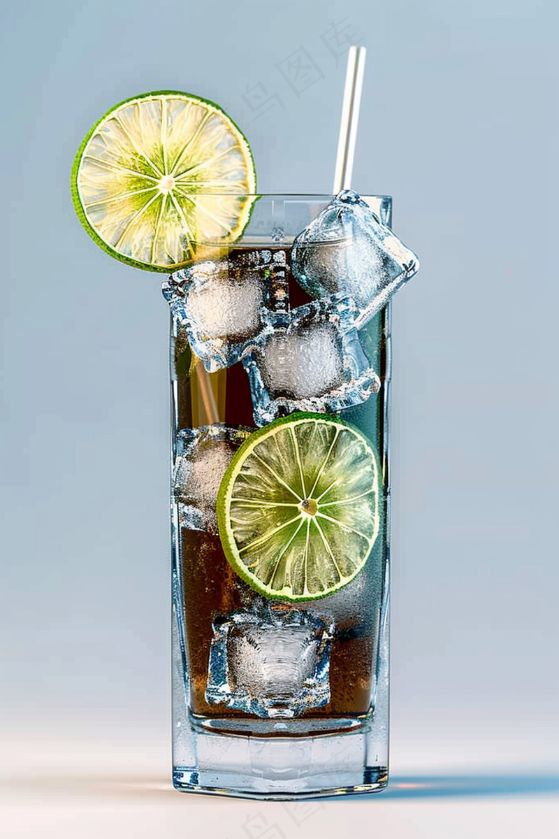 冰柠乐汽水饮料摄影图