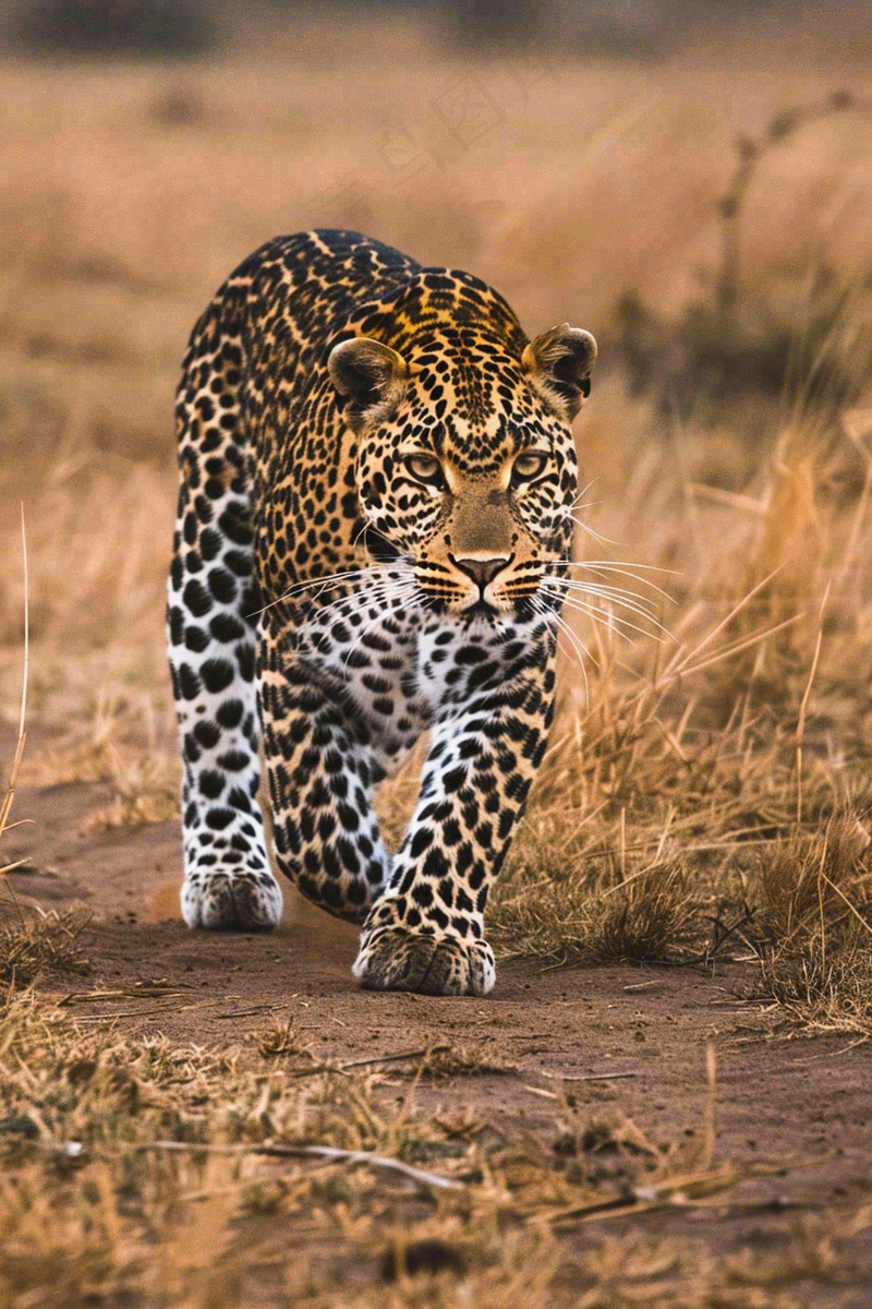 草原上的猎豹国家保护动物非洲摄影图