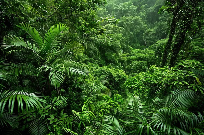 原始森林热带绿色摄影图