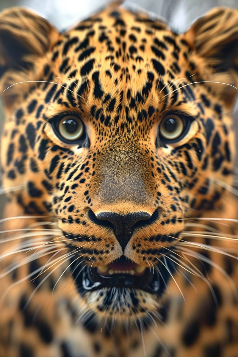 猎豹头部特写摄影图