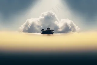 海面湖面的小道夕阳晚霞倒影摄影图