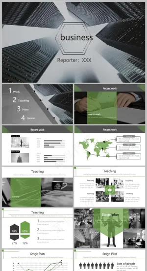 商务管理PPT丨004预览图