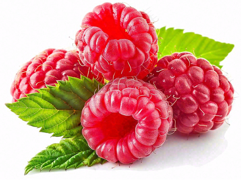 树莓水果摄影图免抠