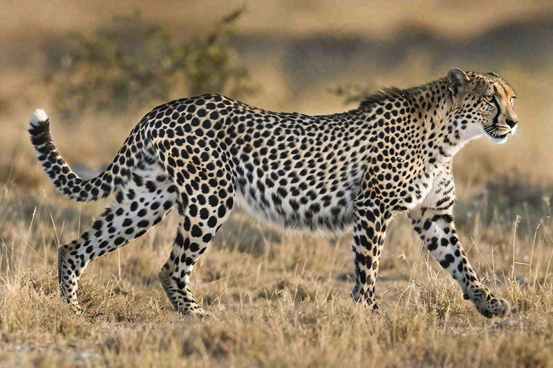 草原上的猎豹国家保护动物非洲摄影图