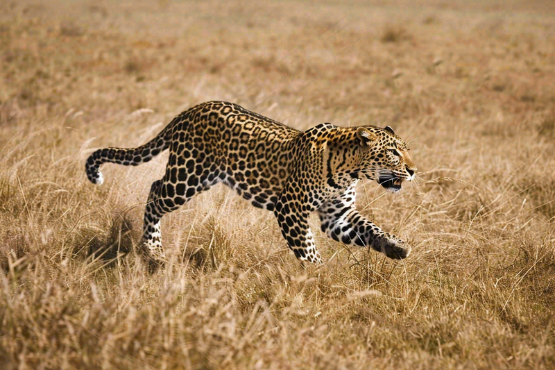 草原上的猎豹国家保护动物非洲摄影图