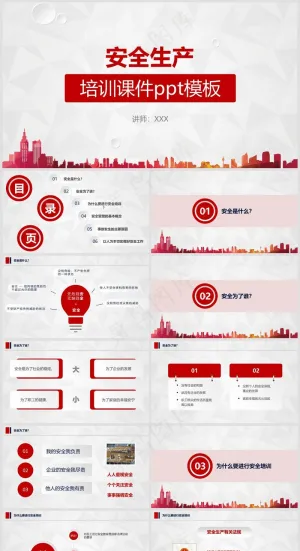 安全生产丨安全教育培训丨员工培训丨三级教育丨安全文化丨PPT课件034预览图