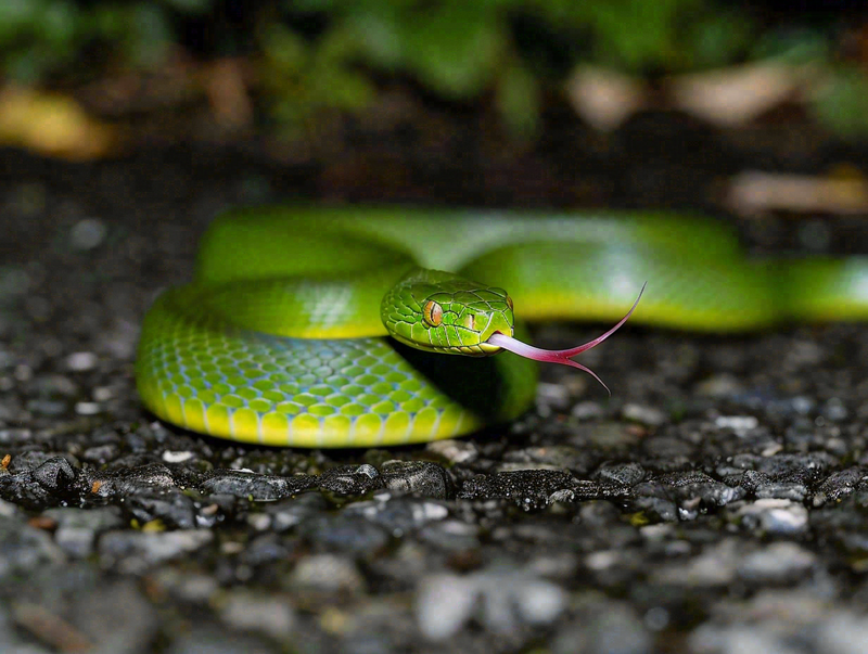 蛇陆地爬行动物摄影图