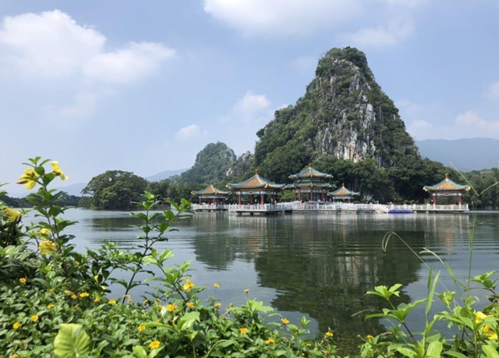 肇庆七星岩山水风景图片