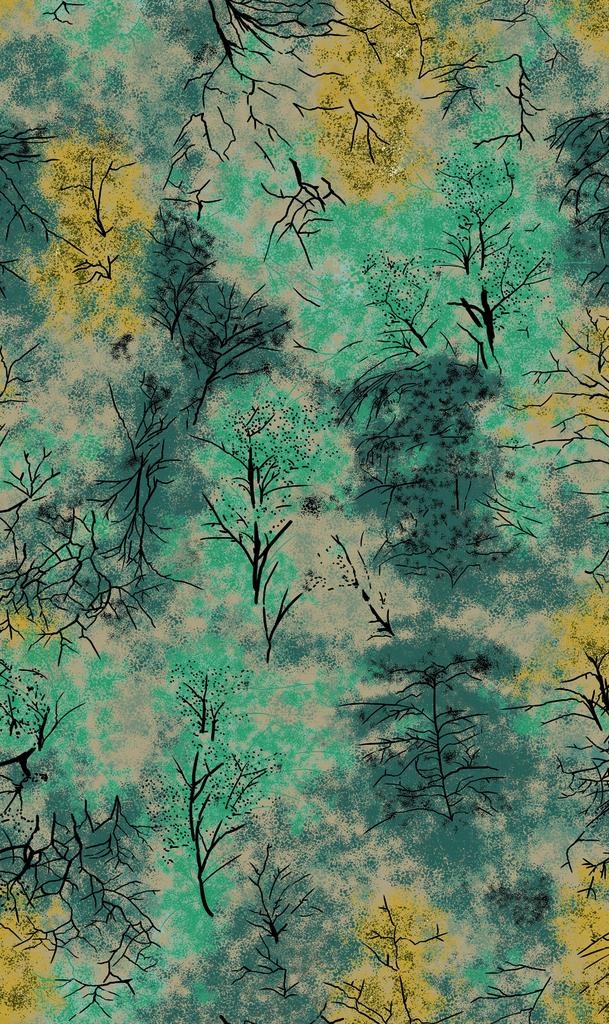 大牌抽象树枝画图片