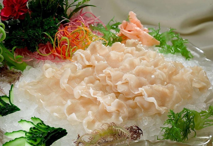 象拔蚌刺身图片