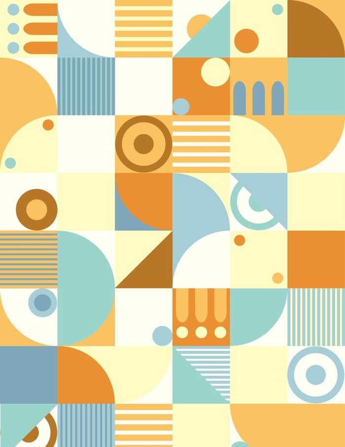 矢量几何元素拼接壁纸背景图片