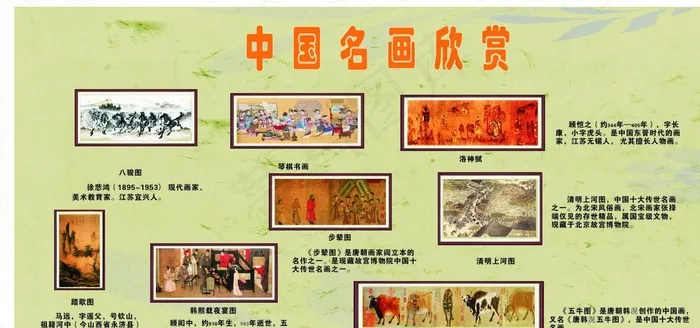 中国名画图片