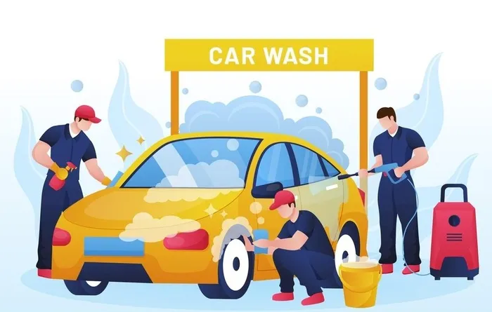 洗车服务图片0x0ai矢量模版下载