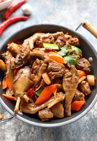 干锅啤酒鸭图片