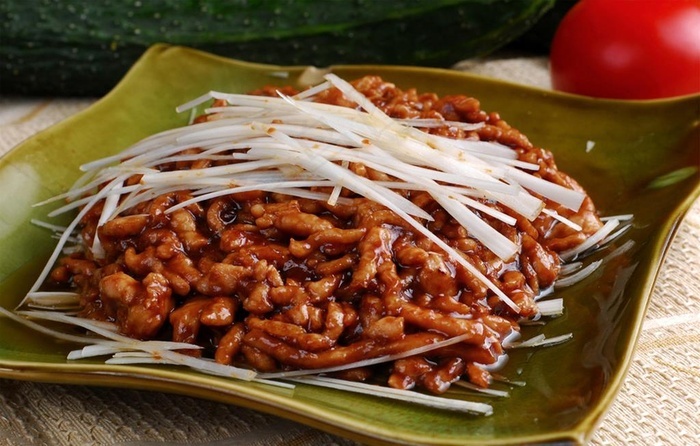 京酱肉丝图片