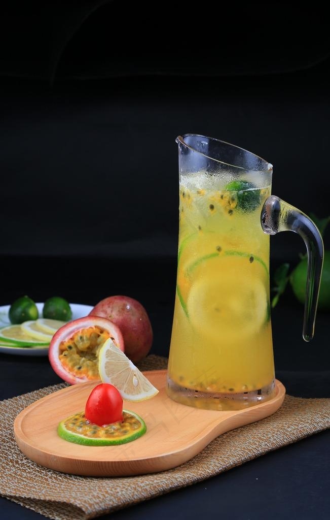 百香果冰柠檬茶图片