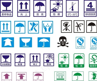 创意包装纸箱矢量图ai矢量模版下载