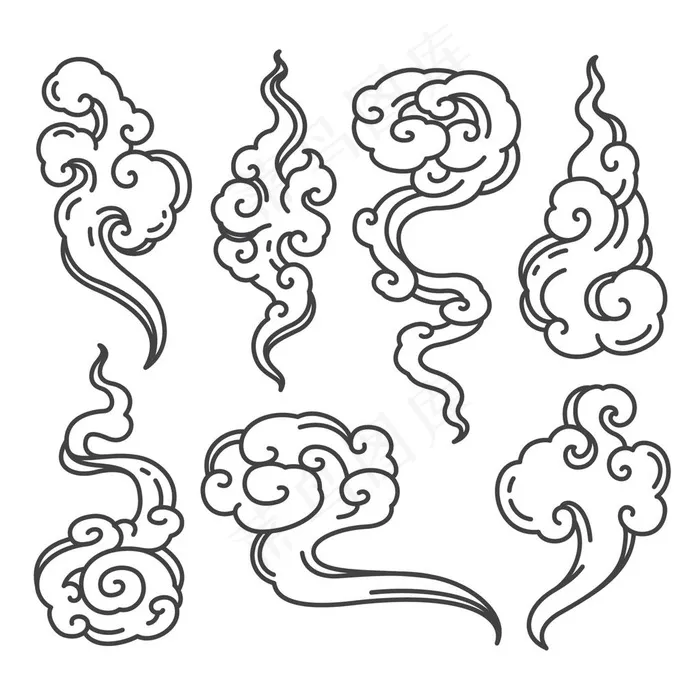 古典中式云纹图片