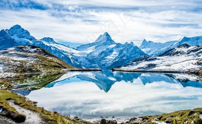 瑞士高山图片