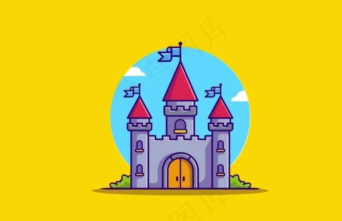 卡通城堡图片