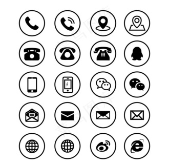 名片常用图标素材图片cdr矢量模版下载