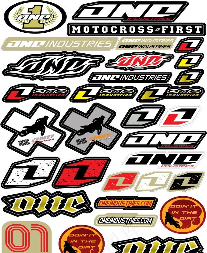 车身潮流贴纸图案图片0x0