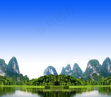 桂林山水甲天下图片10925x2165dpi50psd模版下载