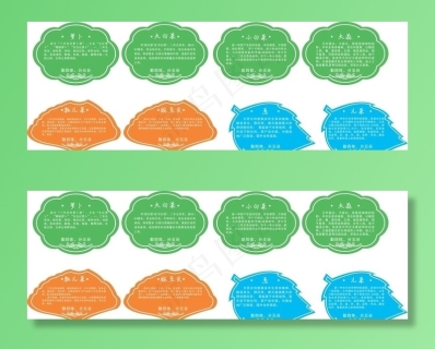 植物简介牌树木简介牌树木名图片cdr矢量模版下载