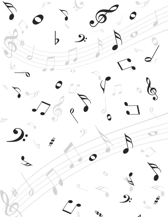 音符背景图片 菜鸟图库