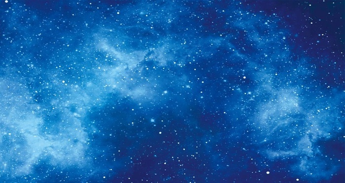 蓝色星空星空背景梦幻星空图片 菜鸟图库