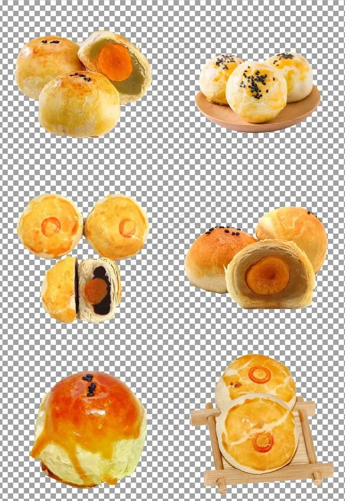 烘焙蛋黄酥零图片