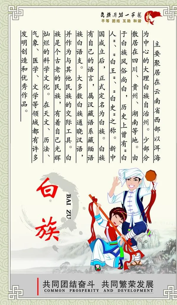 白族图片3622x5906psd模版下载