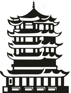 武汉地标黄鹤楼2000x2880dpi300psd模版下载